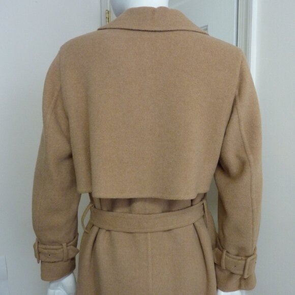 Vince Lofty Italian Wool-Blend Belted Long Coat - Picture 14 of 15